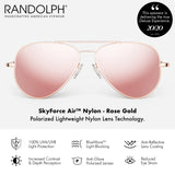 Randolph USA | Concorde Classic Aviator Sunglasses for Men or Women 100% UV