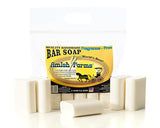 Amish Farms Fragrance-Free Natural Bar Soap for Sensitive Skin, Original Recipe - Made in USA (Huge 5 Bars) Unscented Moisturizing Bar Soap (5-Pack)