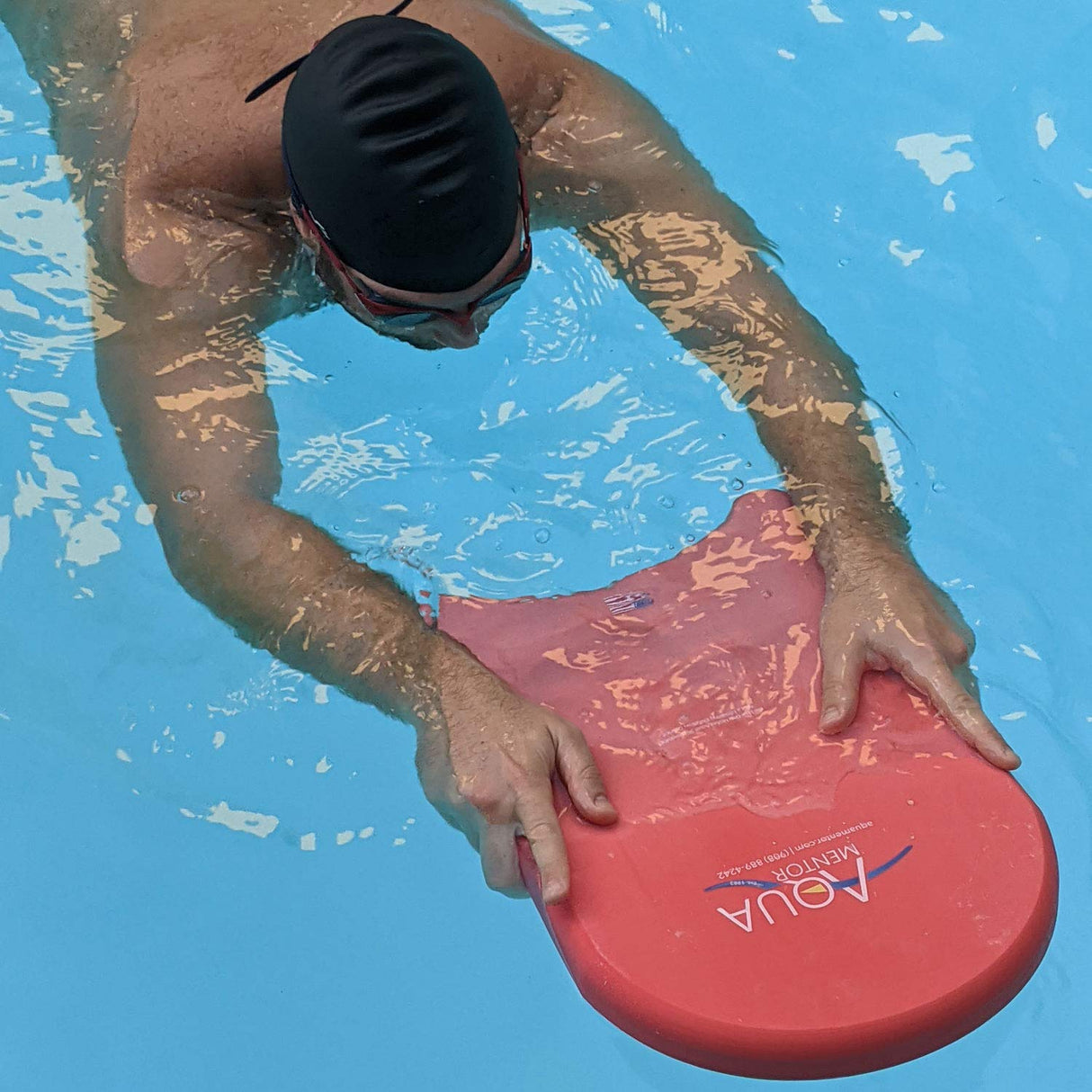 Adult Competition Swim Kickboard - Made in The USA - Adult Kickboard for Pool Exercise, Swim Drills, Practice, Aquatherapy, Great for Swimmers at All Levels from Elite to Beginner