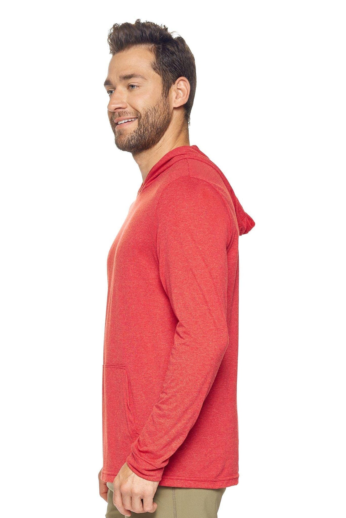 Expert Brand USA-Made Men's Activewear Performance Heather Style Hoodie