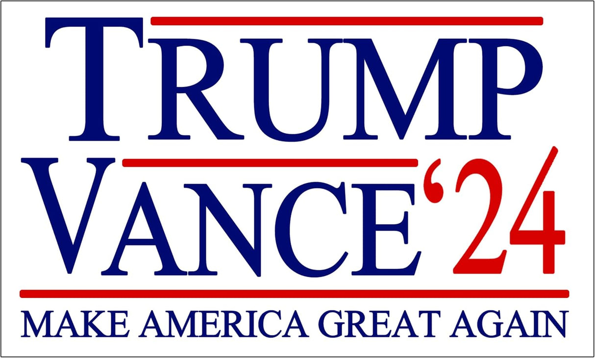 Rogue River Tactical Trump Vance 2024 Presidential Election Bumper Sticker Car Decal Conservative Republican USA Election Political Sticker