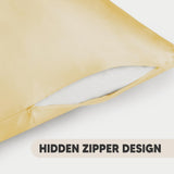 Pink Silk Pillow Cases with Zipper Made in USA, 100% 22 Momme Mulberry Silk Pillowcase for Hair and Skin, Acne Free, Anti Aging, Anti Wrinkle, Hypoallergenic (Pink, Standard)