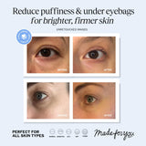 LilyAna Naturals Eye Cream for Dark Circles and Puffiness, Under Eye Cream for Wrinkles and Bags, Anti Aging Eye Cream helps Improve Dryness; for Sensitive Skin - 1.7 oz - Made in USA