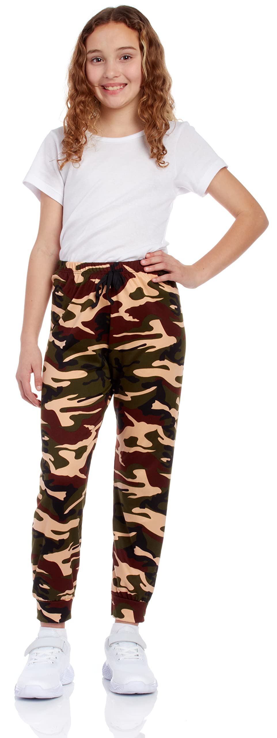 Sweet Hearts Girls' Sweatpants - Super Soft Athletic Performance Joggers: Made in USA (3 Pack)
