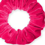 Velvet Scrunchies Jumbo Size Plush Big Ponytail Holders Thick Braided Locked Hair Big Made in the USA Green Pine