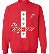 Awkward Styles Where My Hos at Ugly Christmas Sweater - Holiday Funny Santa Season Sweatshirt