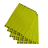 Reusable Vinyl Wristbands - Implement Water Safety, Use Colored Wristbands to Identify Your Swimmers by Ability - 10″ Long x 3/4″ Wide - 100ct.