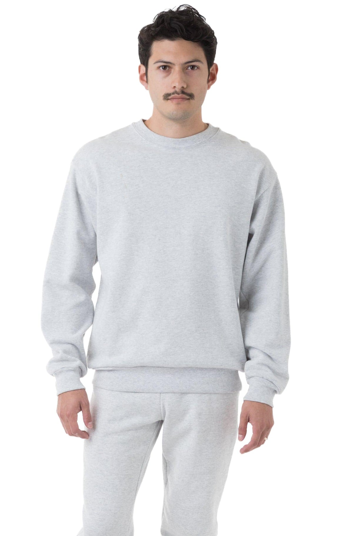 Los Angeles Apparel Heavy Fleece Crewneck Sweater (Piece Dye)