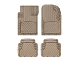 WeatherTech Semi Universal All Weather and Vehicle Trim to Fit Floor Mats - 4-Piece Set Black