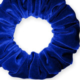Velvet Scrunchies Jumbo Size Plush Big Ponytail Holders Thick Braided Locked Hair Big Made in the USA Green Pine
