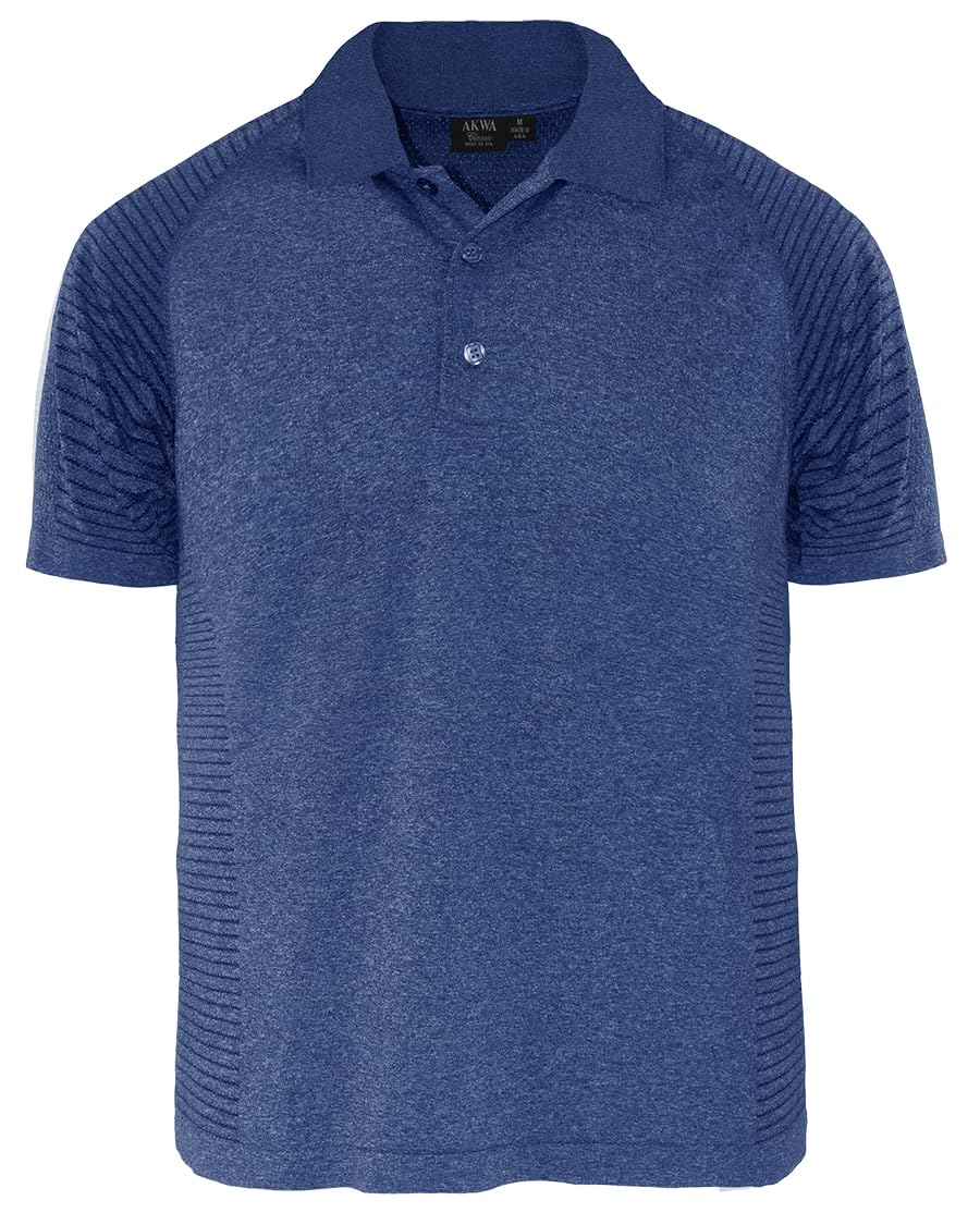 Akwa Men's Body Mapping Polo Made in USA