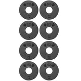 Micro Gainz 1-Inch Center Hole Standard Fractional Weights Plates Set, 8 Piece Dumbbell & Barbell Set of .50LB Plates for Strength Training and Weight Lifting, Made In USA