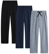 Sweet Hearts Girls' Sweatpants - 3 Pack Active Fleece Open Bottom Sweatpants - Casual Performance Pants: Made in USA