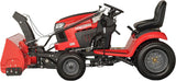 Craftsman CMXGZBF71248371 42 Inch Snowthrower; Lawn and Garden Tractor Attachment for Easy Snow Removal; 12 Inch Diameter Serrated Input Auguers' Raise and Lower Snowthrower from Seat of Tractor