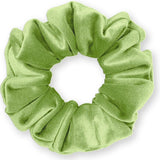 Velvet Scrunchies 3-Pack Gift Set Premium Plush Ponytail Holder Made in the USA Burgundy Forest Black