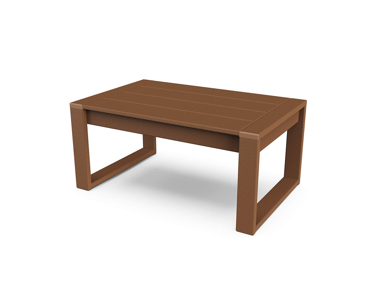 POLYWOOD® Edge Coffee Table, White