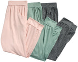 Sweet Hearts Girls' Sweatpants - 3 Pack Performance Jogger Pants with Pockets - High Waisted Jogger Sweatpants: Made in USA