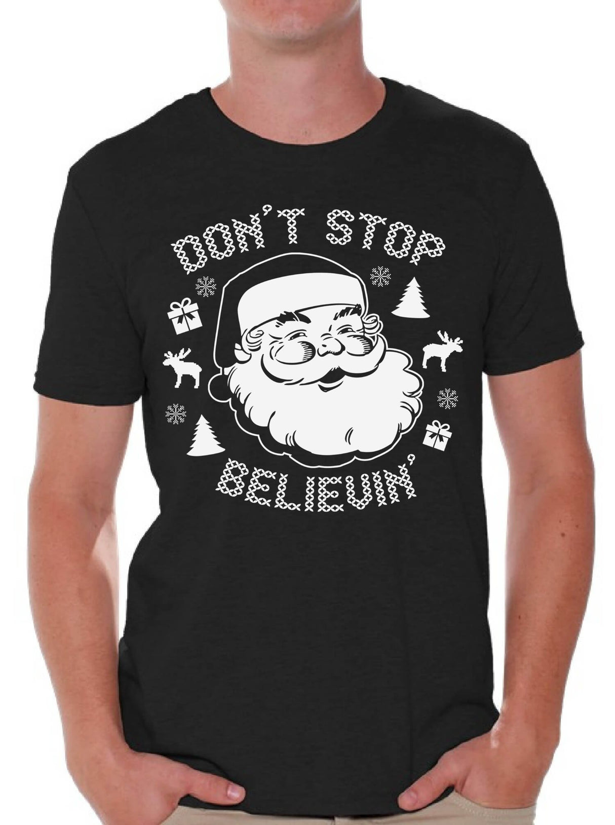 Awkward Styles Don't Stop Believin T-Shirt Xmas Shirt