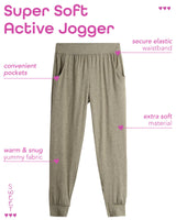 Sweet Hearts Girls' Sweatpants - 3 Pack Performance Jogger Pants with Pockets - High Waisted Jogger Sweatpants: Made in USA