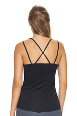 Expert Brand USA-Made Women's MoCA Cotton Blend Strappy Cami