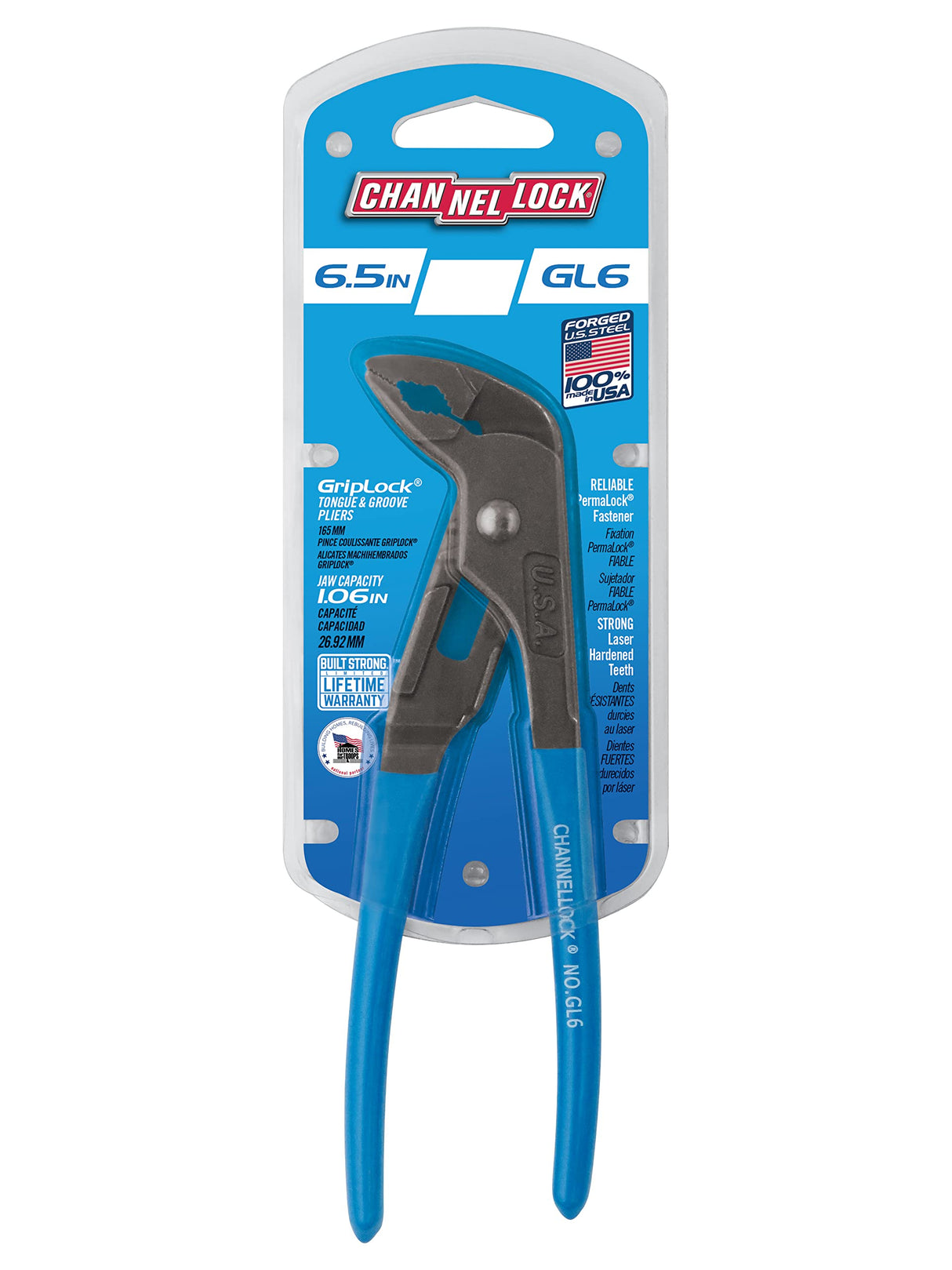 Tongue and Groove Plier,9-1/2" L