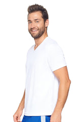 Expert Brand USA-Made Men's Oxymesh Dry Fit V Neck Athletic Shirt