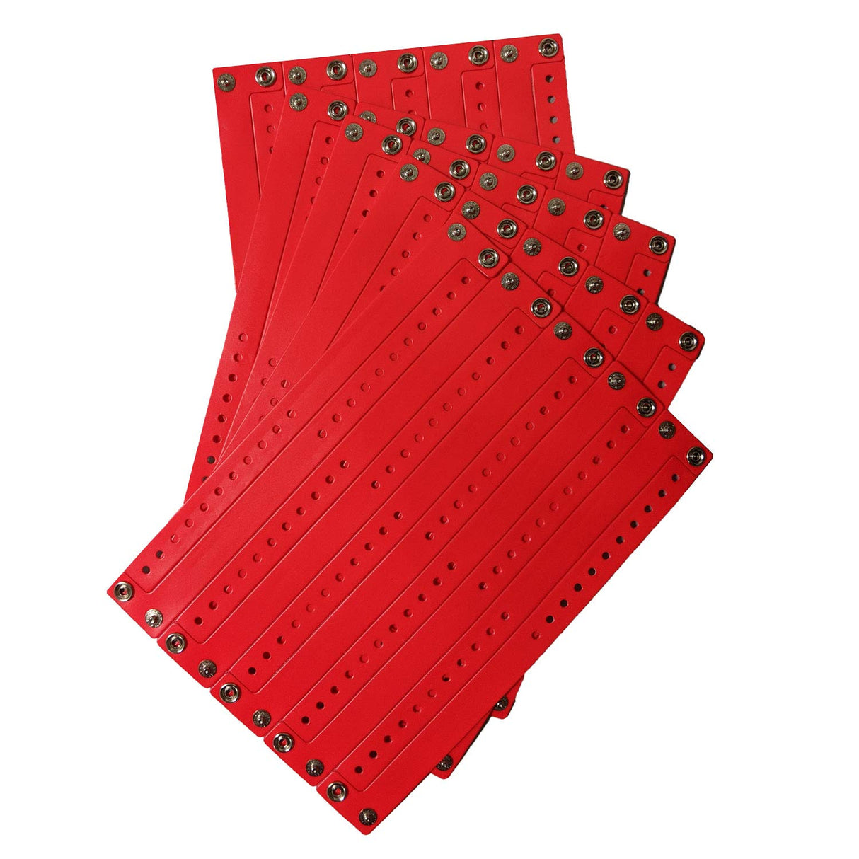 Reusable Vinyl Wristbands - Implement Water Safety, Use Colored Wristbands to Identify Your Swimmers by Ability - 10″ Long x 3/4″ Wide - 100ct.