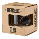 BenShot Hockey Puck Rocks Glass - 11oz | Made in the USA