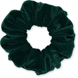 Velvet Scrunchies Premium Plush Soft Ponytail Holder Made in the USA Black