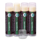 USDA Organic Lip Balm 6-Pack by Earth's Daughter Stocking Stuffers - Fruit Flavors, Beeswax, Coconut Oil, Vitamin E - Best Lip Repair Chapstick for Dry Cracked Lips - Moisturizing Lip Care