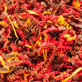 Stephanie Imports Made In USA 3-Ply Crinkle Cut Shredded Paper 2 lbs (Red & Green Christmas Mix)