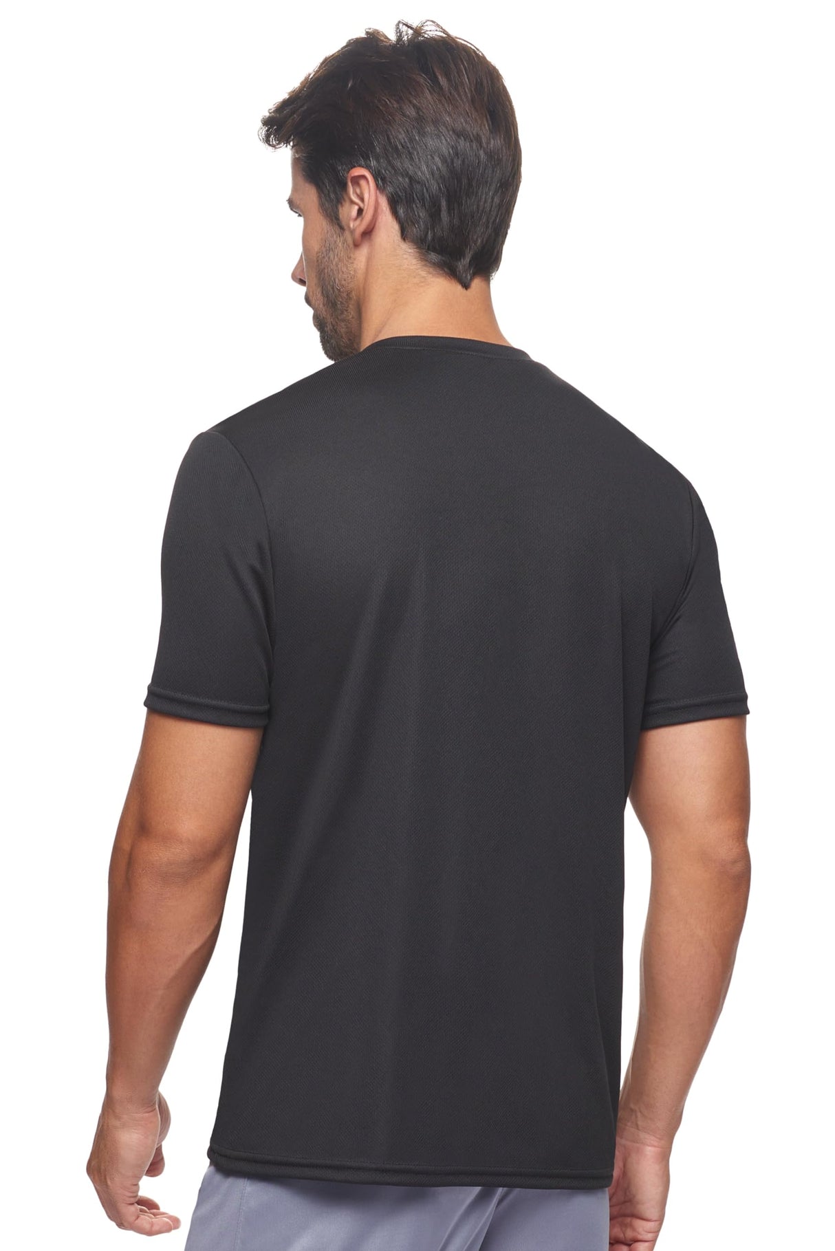 Expert Brand USA-Made Men's Oxymesh Dry Fit V Neck Athletic Shirt