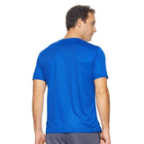 Expert Brand USA-Made Men's Oxymesh Crewneck Short Sleeve Active T-Shirt for Sports Hiking Running Gym