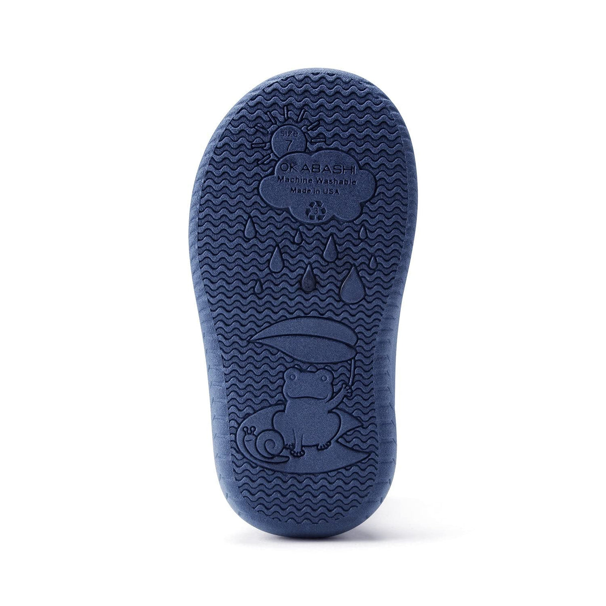 OKABASHI Kid's Kendall Rain Boot | Waterproof Design | Machine Washable | Easy-On Handles | Latex Free | Sustainably Made in the USA
