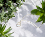 Bottled Up Designs Handmade Filigree Teardrop Necklace, Recycled Vintage Mason Jar, Sterling Silver, Eco Friendly, Made in USA, Birthday Gifts, Mothers Day, Women, Anniversary (Mason Jar Aqua)