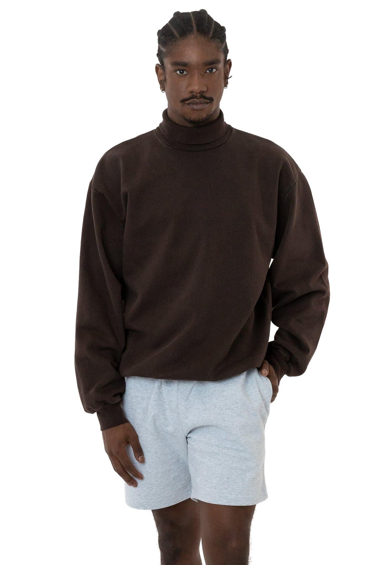 Heavy Fleece Turtleneck (Garment Dye)