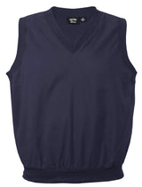Akwa Made in USA Men's Microfiber Water Repellent V-Neck Pullover Golf Vest