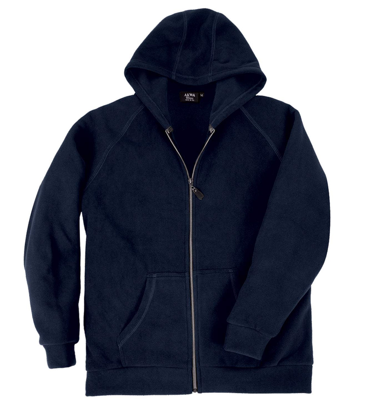 Akwa Men's Full Zip Hooded Jacket Made in USA