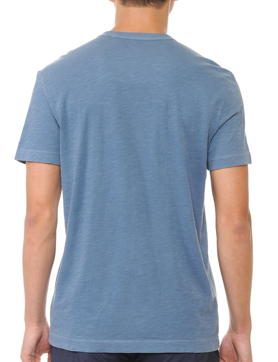 YURO-K Men's Premium Binded Neck Cotton Classic Short Sleeve Crew T-Shirt
