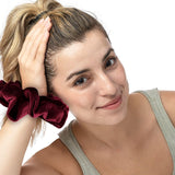 Velvet Scrunchies King Size Leopard XXL Plush Ponytail Holders Oversized Big Made in the USA