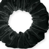 Velvet Scrunchies Jumbo Size Plush Big Ponytail Holders Thick Braided Locked Hair Big Made in the USA Green Pine