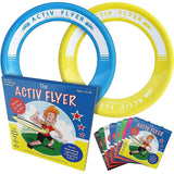 Activ Life Kid’s Flying Rings [2 Pack] They Fly Straight & Don’t Hurt! 80% Lighter Than Standard Frisbees - Replace Screen Time with Healthy Family Fun - Get Outside & Play! Proudly Made in The USA