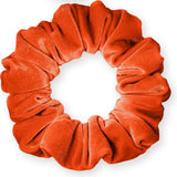Velvet Scrunchies Jumbo Size Plush Big Ponytail Holders Thick Braided Locked Hair Big Made in the USA Green Pine