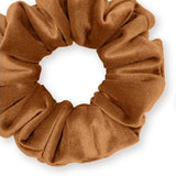 Velvet Scrunchies Premium Plush Soft Ponytail Holder Made in the USA Black
