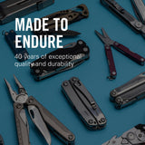 LEATHERMAN, Signal, 19-in-1 Multi-tool for Outdoors, Camping, Hiking, Fishing, Survival, Durable & Lightweight EDC, Made in the USA, Aqua/Silver with Nylon Sheath