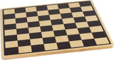 Basic Wooden Checker/Chess Board - Made in USA