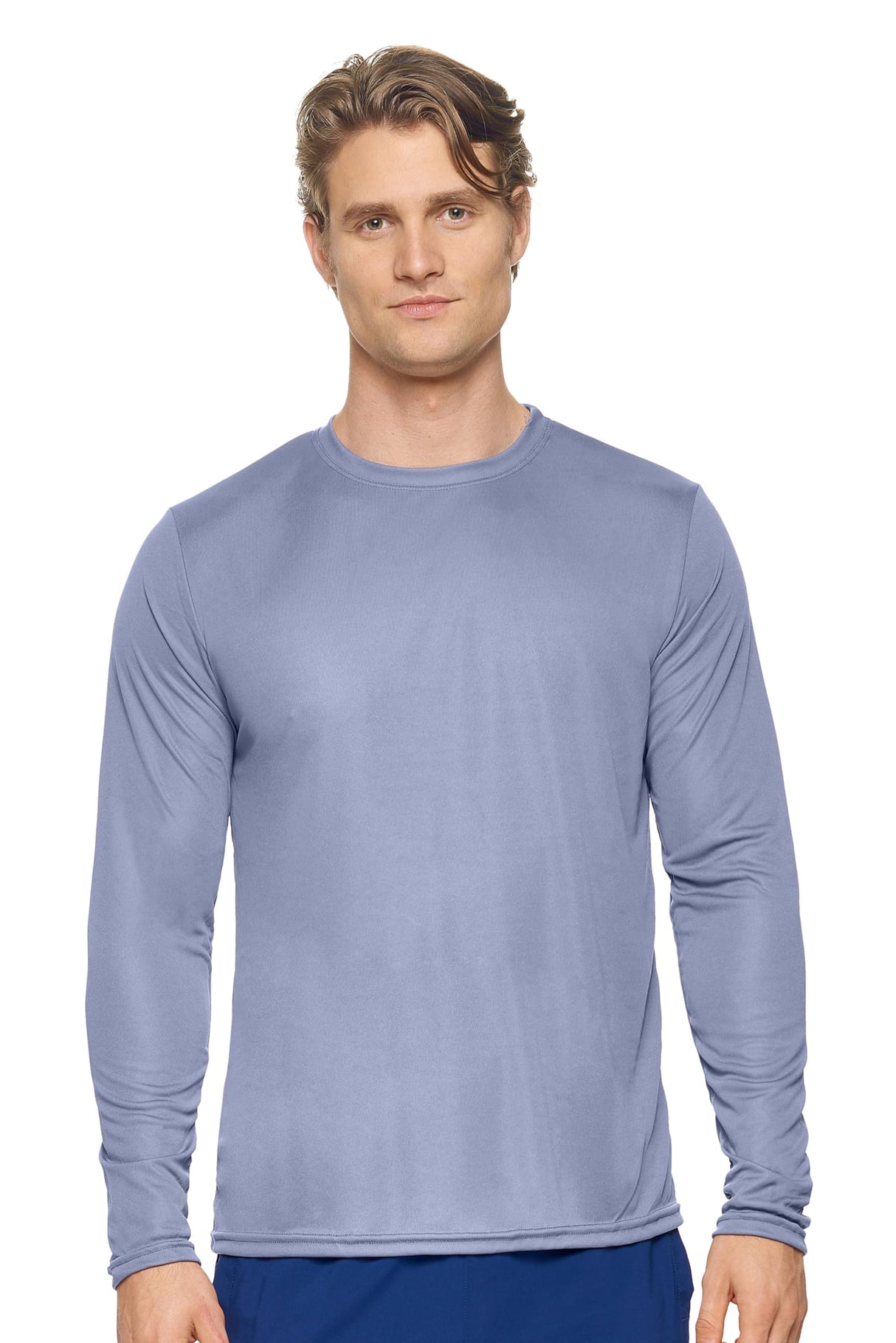 Expert Brand USA-Made Men's Drimax Long-Sleeve Active Shirt for Training Gym Hiking Workout