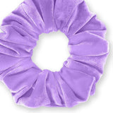 Velvet Scrunchies Premium Plush Soft Ponytail Holder Made in the USA Black