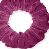 Velvet Scrunchies Jumbo Size Plush Big Ponytail Holders Thick Braided Locked Hair Big Made in the USA Green Pine
