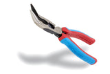 Channellock E388CB E Series Bent Long Nose Plier with XLT Joint and Code Blue Grips, 8-Inch Combination Bent Nose CODE BLUE Grip